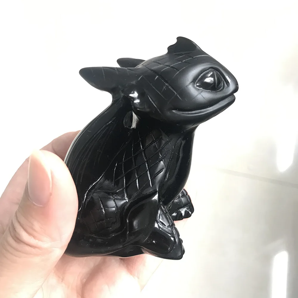 3 ''натуральная ручная резная полированная черная искусственная кожа без