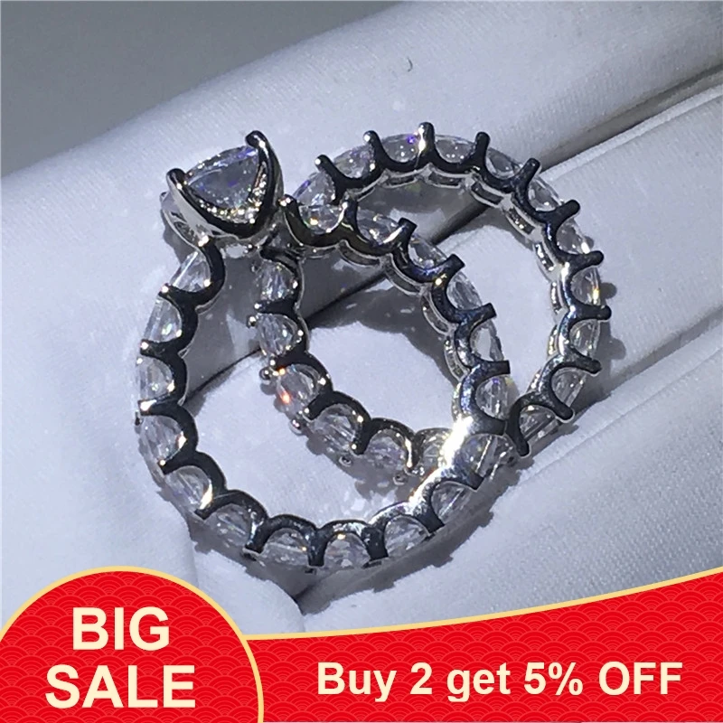 Женское кольцо из серебра 925 пробы с фианитом | Украшения и аксессуары