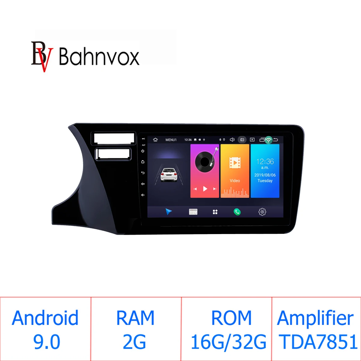 10," android 9,0 RAM2G Автомобильный gps dvd-плеер для honda city LHD автомобильный радиоприемник Мультимедиа Навигация стерео головное устройство dsp