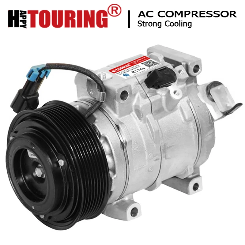 Компрессор кондиционера 10 SEP18C для трактора John Deere Serie 5000 6000 325 REF RE 284680 DCP99520 AT 367640 SE