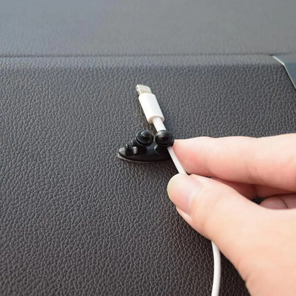 

8Pcs Car Cable Line Clip Car Wire Cable Holder Dashboard Beam Clamp Interior Tie Clip Fixer Organizer Headphone Cable Clip