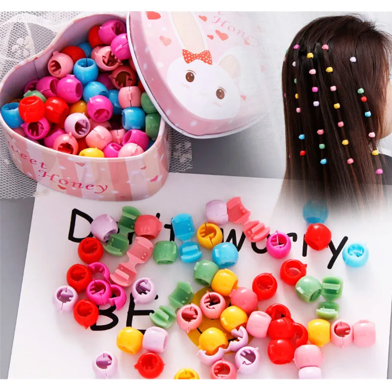 

30/100 PCS Girls Plastic Hairpins Candy Colors Mini Hair Claw Clips Princess Hair Braids Headwear Little Girl Hair Accessories
