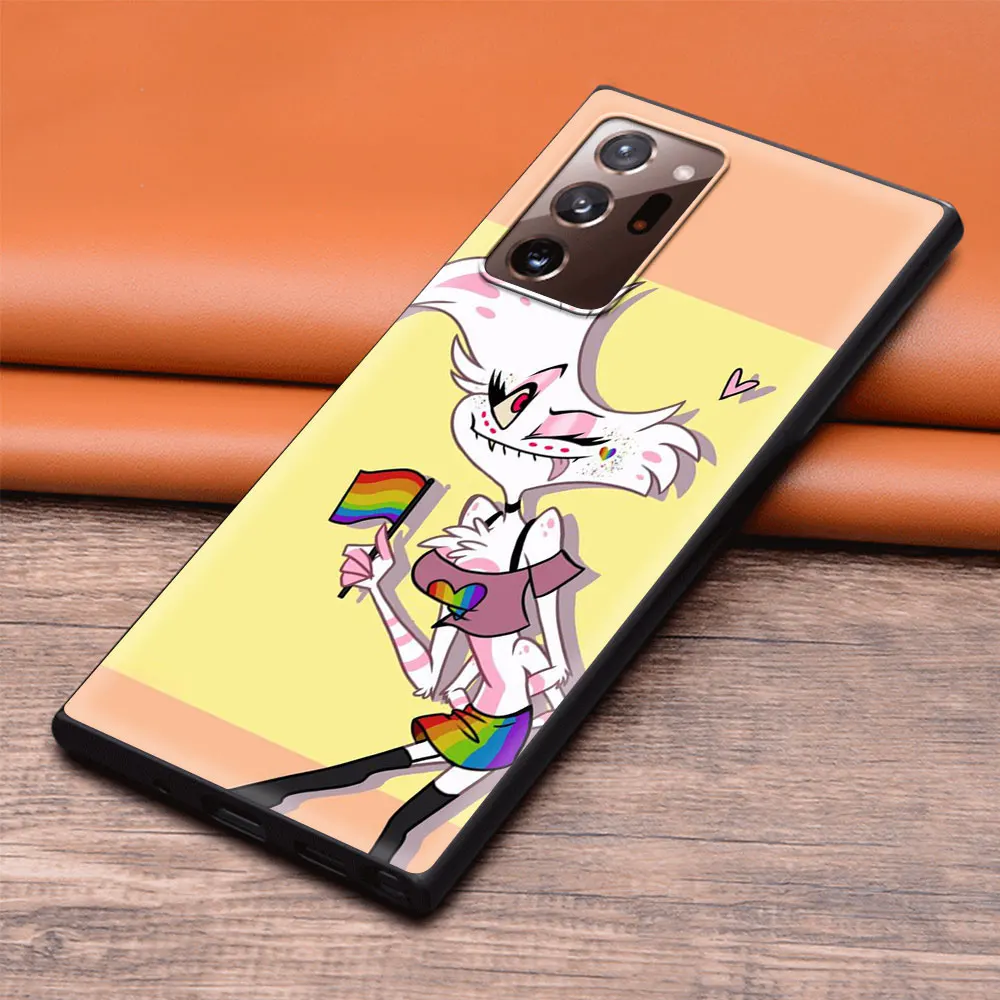 

Shockproof Cover for Samsung Galaxy M01 M11 M21 M31 M31S M51 Silicone Phone Fall Case Shell Fundas Hazbin Hotels Alastor Anime