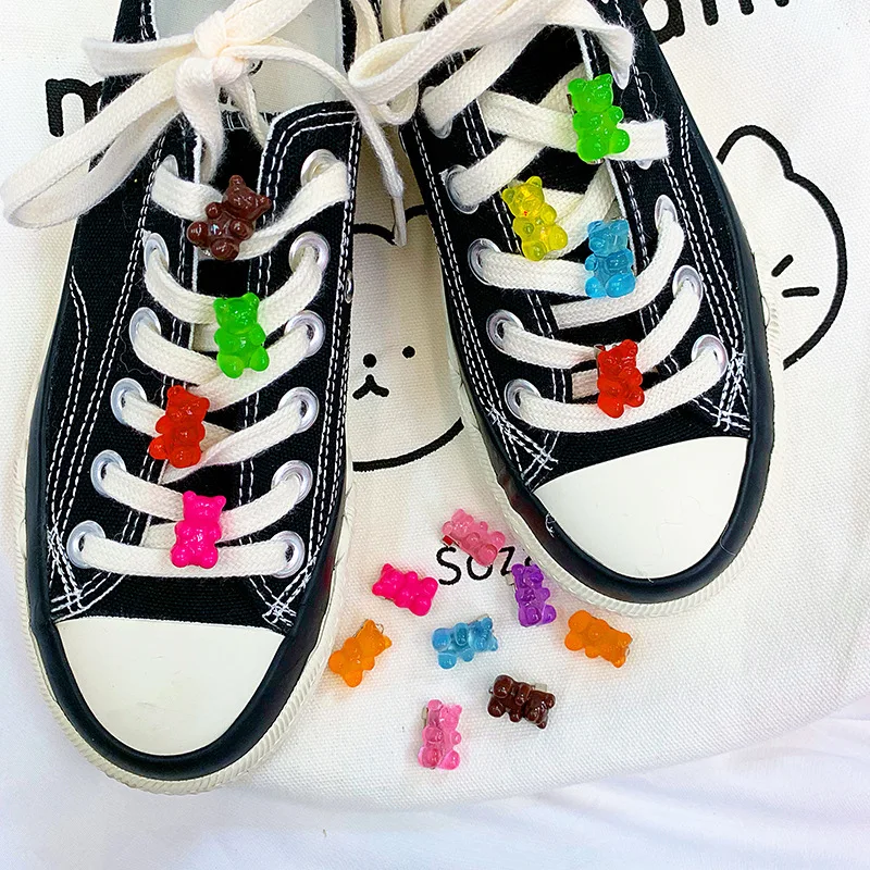 Японский аниме броши с милым рисунком яркие цвета помадка медведь на булавке