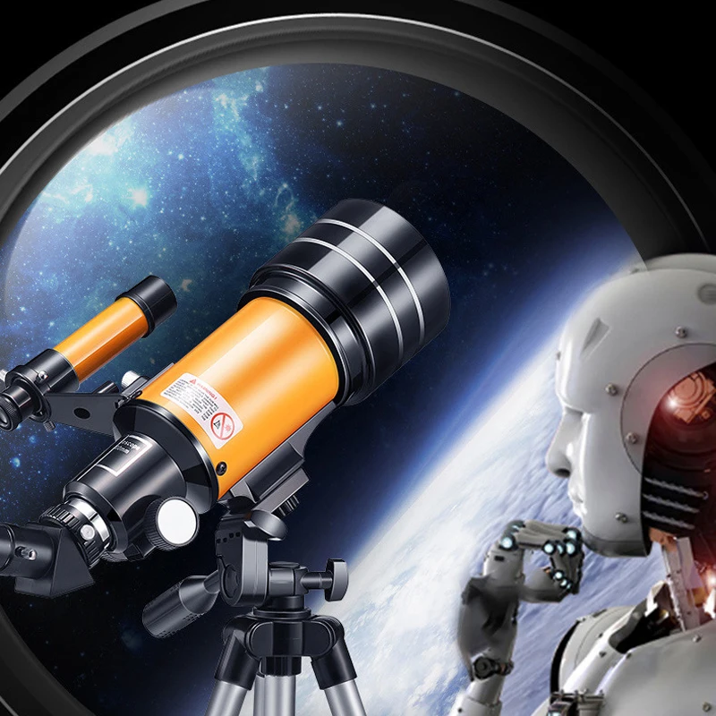 

150 Time Professional Astronomical For Space Monocular 70mm Eyepiece Powerful Binoculars HD Night Vision For Star Camping