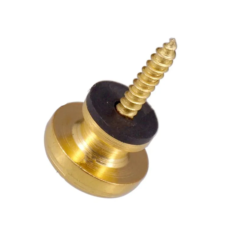 2 stücke runde kopf gitarre strap lock ende pins pegs tasten für elektrische akustische klassische gitarre bass zubehör free global shi