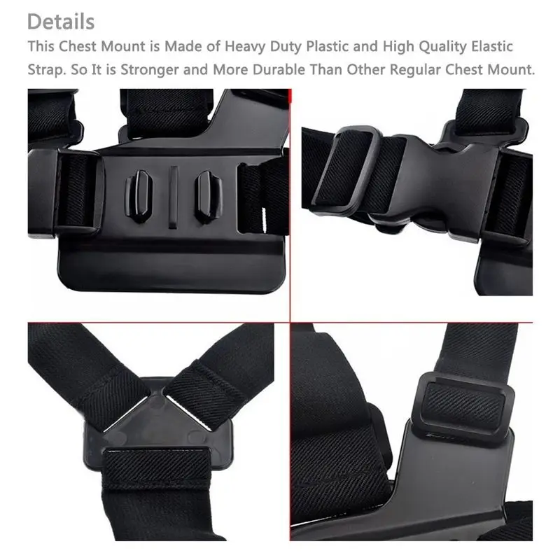 Chest Strap For GoPro HD Hero 6 5 4 3+ 3 2 1 Action Camera Harness Mount | Электроника