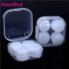 2 коробки = 8 шт Пластилин анти-шум спальные затычки для шумоподавления путешествия сон плавание водонепроницаемый звукоизоляционный тихий узнать