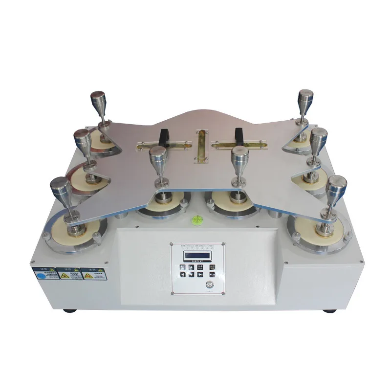 

8 heads Eight stations Textile lab equipment Pilling abrasive wear tester abrasion resistance testing machine