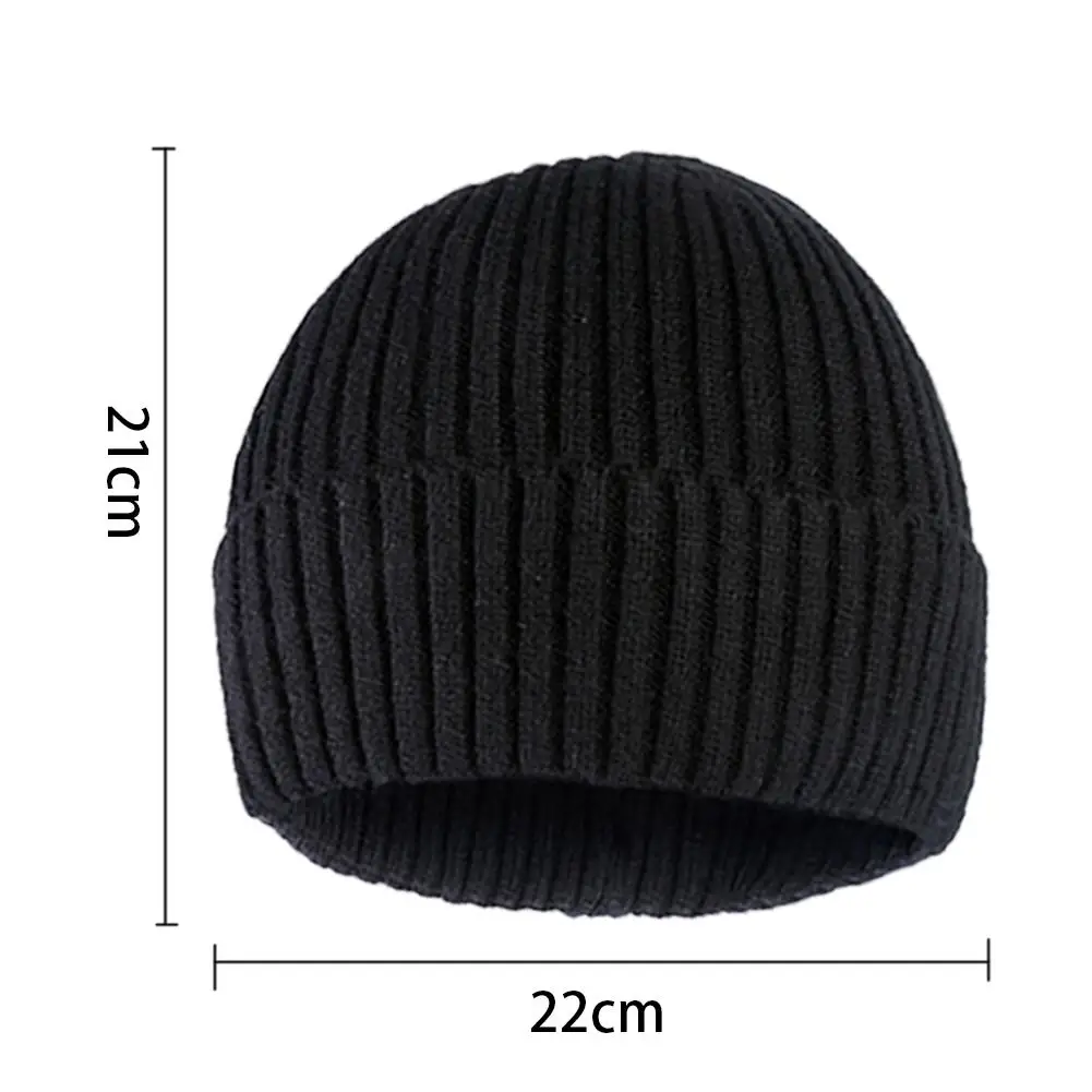 

Fashion Women Beanie Hat Autumn Women Wool Knit Beanie Hat Cap For Girls Casual Streetwear Thick Warm Hat Cap For Female 2019