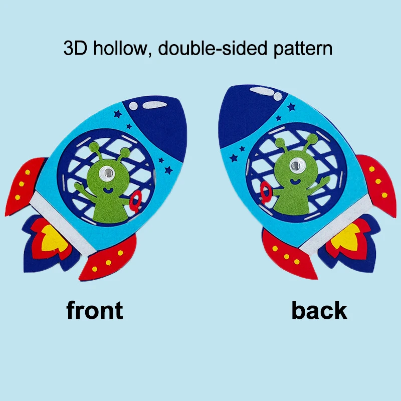 2 шт. Детские Мультяшные поделки войлочные игрушечные фонари Kingergarden детские