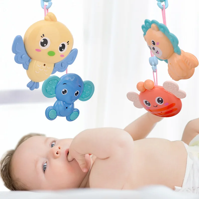 Погремушки для детских игрушек детей возраста от 0 до 12 месяцев вращающийся