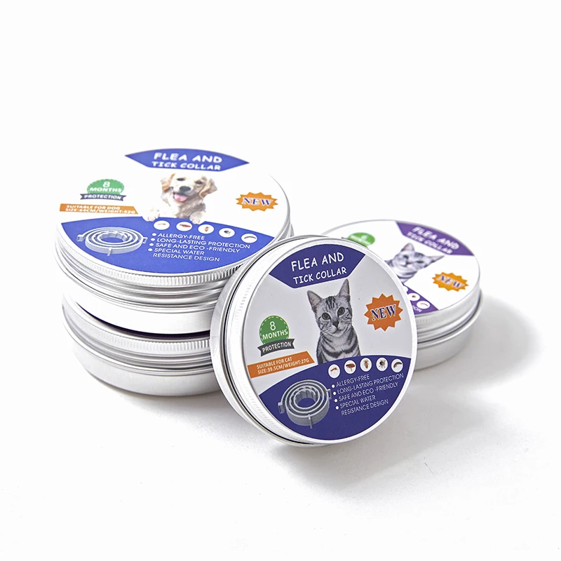 

Pet Dog Cat Anti Flea Collar Dog Outdoor Adjustable Pet Collar cat Accessories 8 Months Drop Shipping