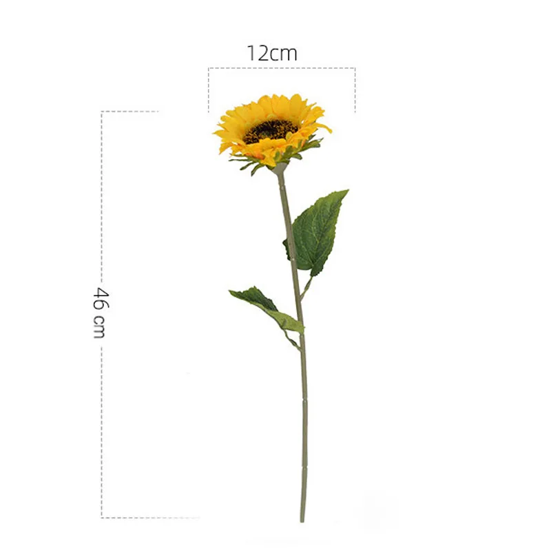 

1 beautiful sunflower bouquet silk flower high quality artificial flower home garden party wedding decoration DIY