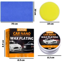 coating wax car polishing and cleaning wax ceramic coat detailing auto wash maintenance cleaning agent with 1pc sponge