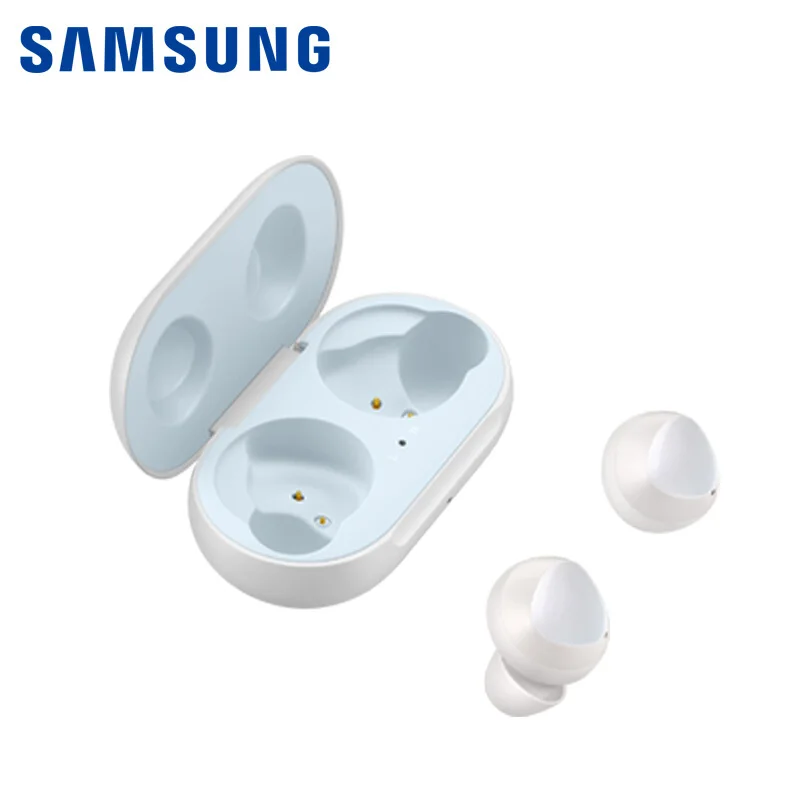 White Оригинальная беспроводная гарнитура samsung Galaxy Buds с высококачественным звуком, защищающая от воды, Спортивные Bluetooth наушники для samsung S10 - Цвет: White
