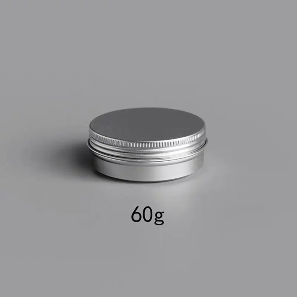 Алюминиевые банки для крема 60 г с крышкой винтом косметических чехлов мл