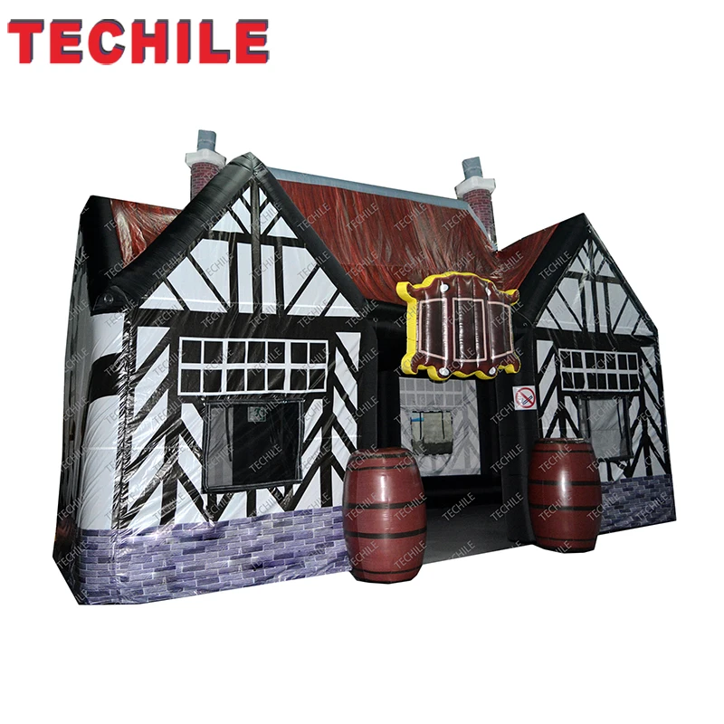 Бесплатная доставка Надувные Ирландский Паб палатка для использования вне