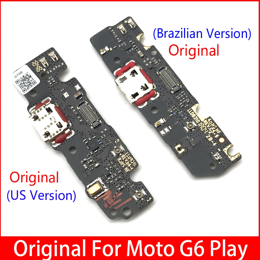 USB-коннектор для док-станции зарядный порт гибкий кабель Motorola moto G6 play штекер USB