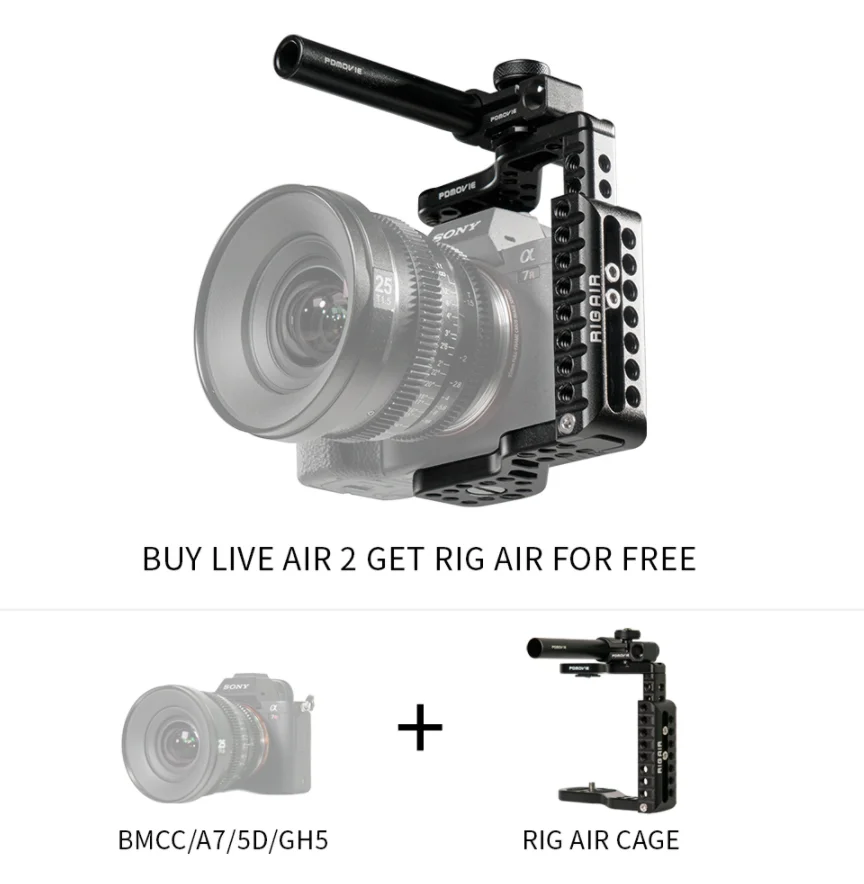 PDMOVIE LIVE AIR Bluetooth Беспроводная система слежения за фокусом для Zhiyun Crane 2 DJI RoninS RONINS