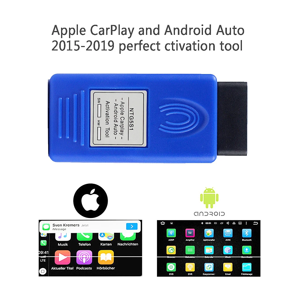 NTG5 S1 автоматический инструмент активации для MB через Apple Carplay и Android iphone5/6/7