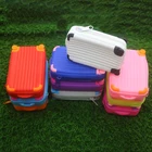 Креативный силиконовый чемодан, кошелек для монет, сумка для карт, водонепроницаемая маленькая мягкая сумка на молнии для хранения телефона, Детский кошелек, женский кошелек