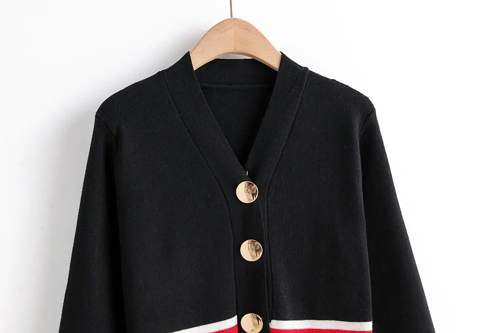 Женское эластичное вязаное платье с v-образным вырезом популярного цвета Pachwrok