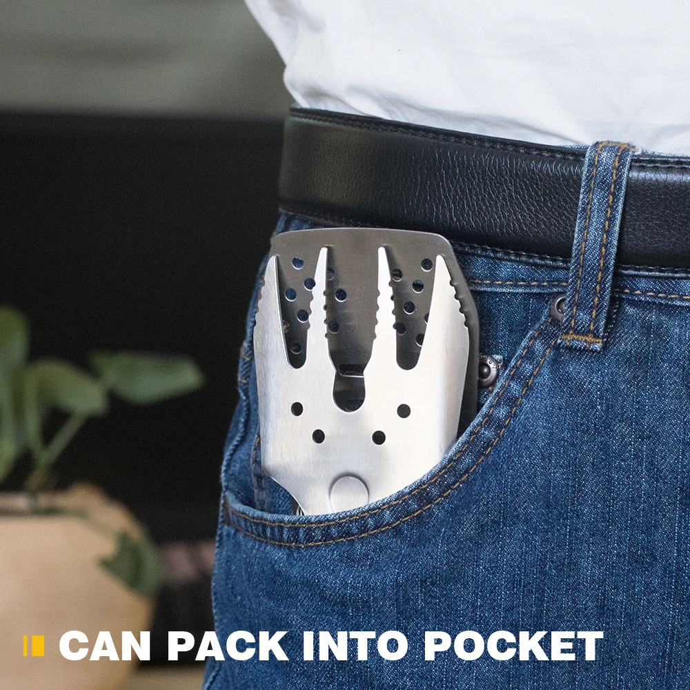 Многофункциональный инструмент ROXON 6 в 1 для барбекю гриль из нержавеющей стали