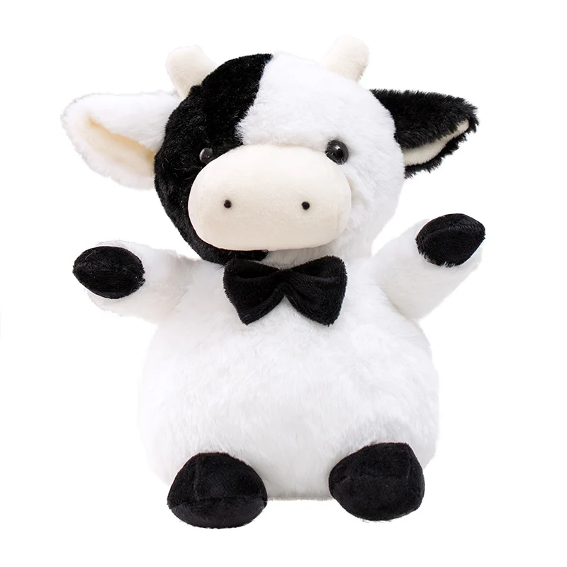 

23CM Lovely Cow Couples Plush Stuffed Dolls Cute Cartoon Milk Cattle Lovers Plush Toys for Children Kid Baby Girls Birthday Gift
