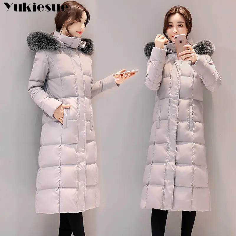 Женская длинная куртка из искусственного меха свободная повседневная Толстая