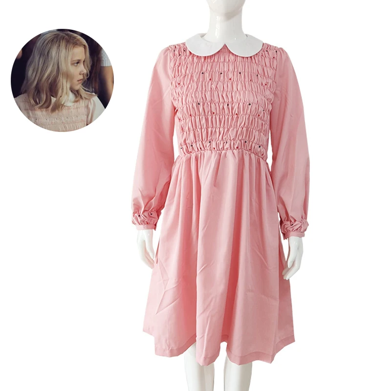 Костюм для косплея очень странные дела Сезон 3 одиннадцать нарядное платье на