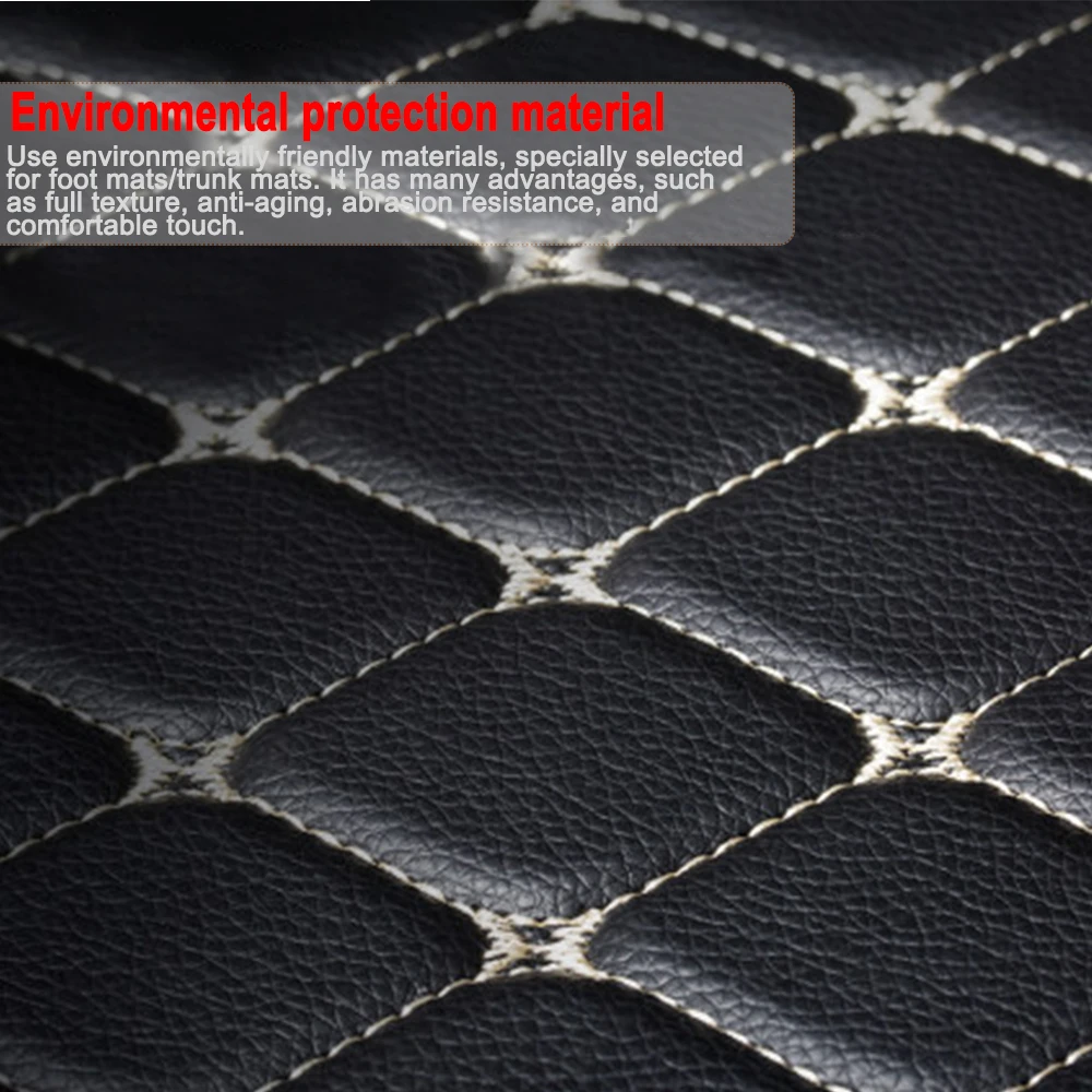 

Applicable to 98% Car Floor Mats Universal Leather 5pcs All Models Foot pad For Audi A6 C6 2001 2002 2003-2011 Auto interior