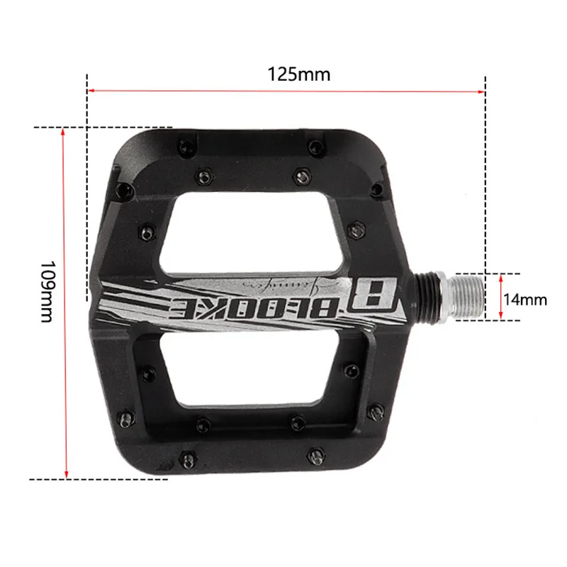 

Bicycle Pedals Nylon Fiber Ultra-light Road Bike Seal Bearing Pedals Mountain Cycling Pedal 4 Colors Durable Widen Area Parts