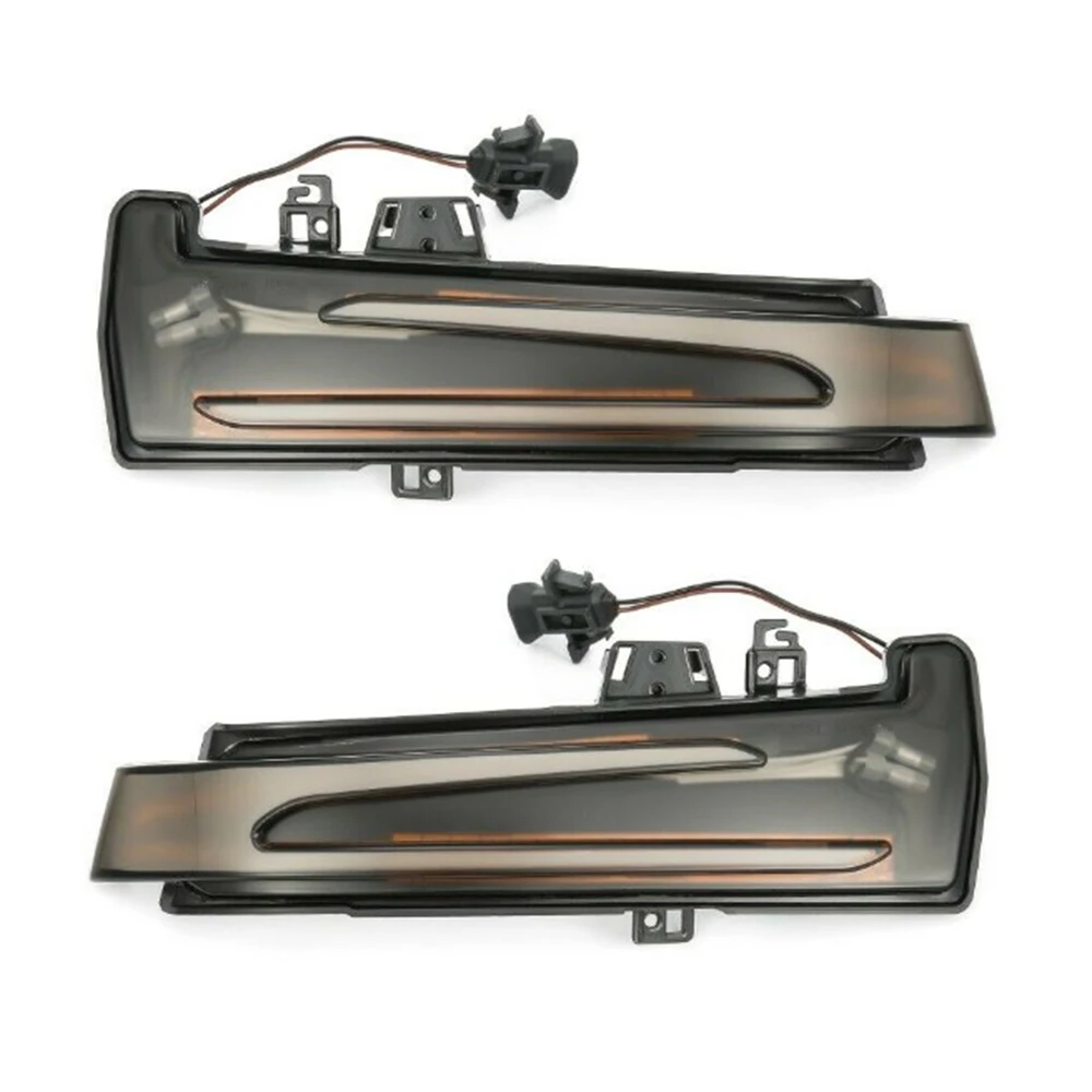 1 пара авто желтый светодиодный индикатор зеркало заднего вида светильник для