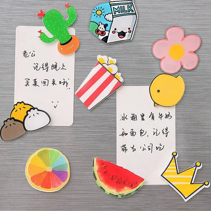 Creative Decorative Cartoon Home Message Sticky Notes Kitchen Fridge Magnet Sticker 1 Pcs | Дом и сад