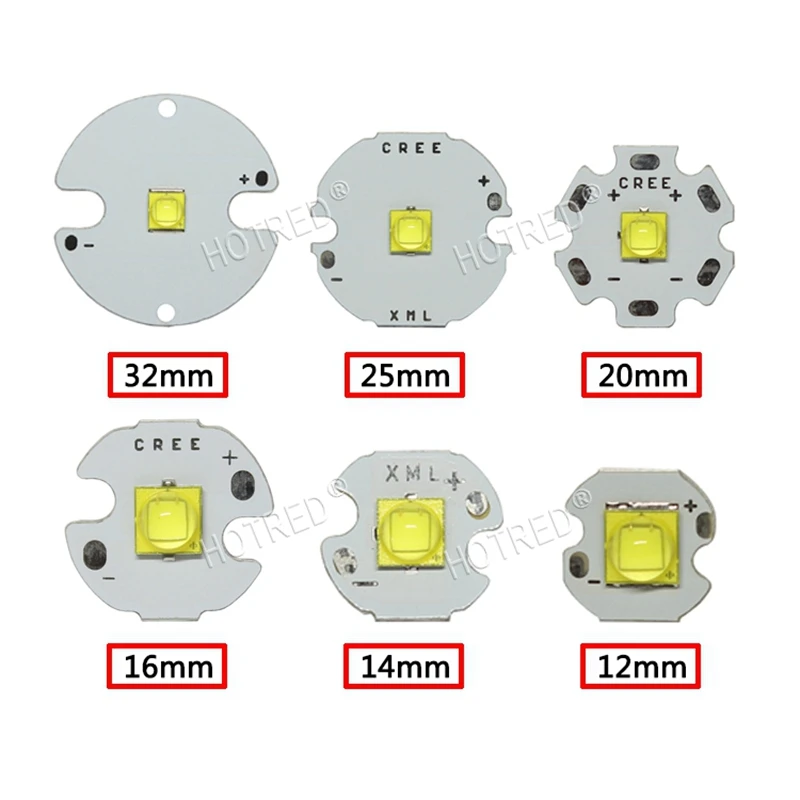 Светодиодная лампа XML3 CREE XLamp цвет холодный белый 17 Вт SMD5050 Диод излучателя для