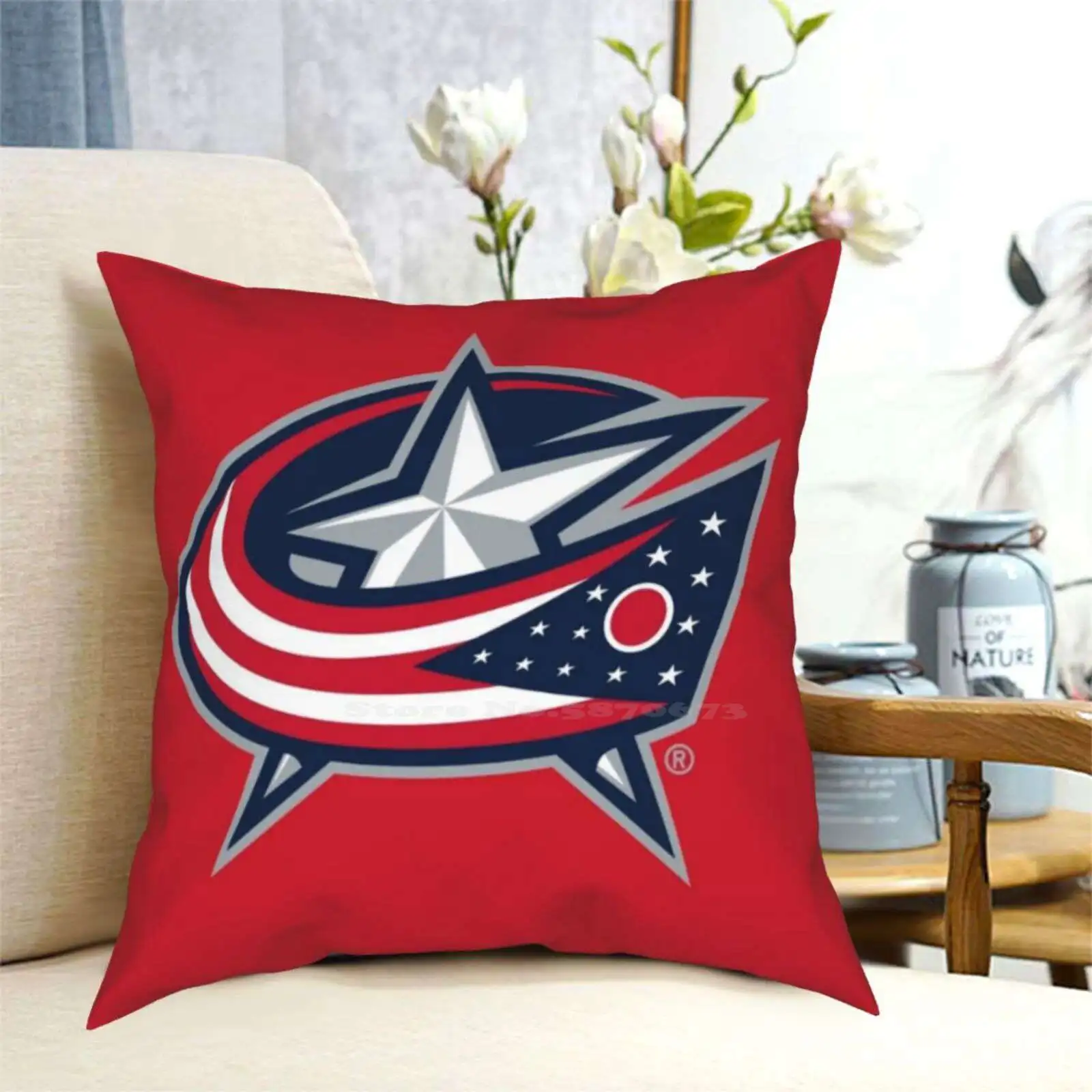 Синие куртки-колонна домашний диван наволочка в талию для хоккея колонна Огайо