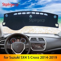 for suzuki sx4 s cross 2014 2019 anti slip mat dashboard cover pad sunshade dashmat car accessories 2018 2017 2016 2015