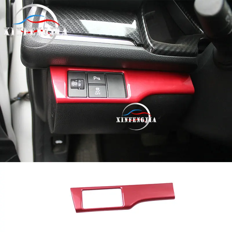 

Красная рамка переключателя управления фары для Honda Civic 2016-2019