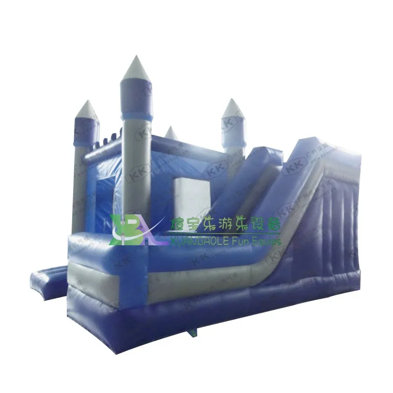 Синий надувной Джампер прыгающий домик замок горка сомбо для свадьбы дня