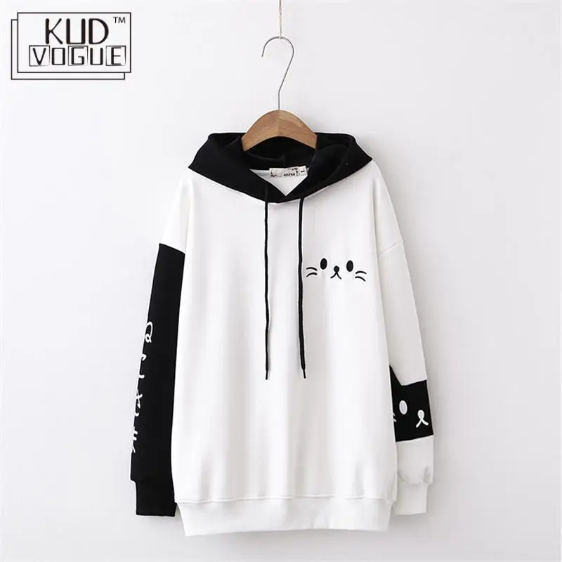 Новинка 2020 японская одежда в стиле Харадзюку с изображением аниме кошки и