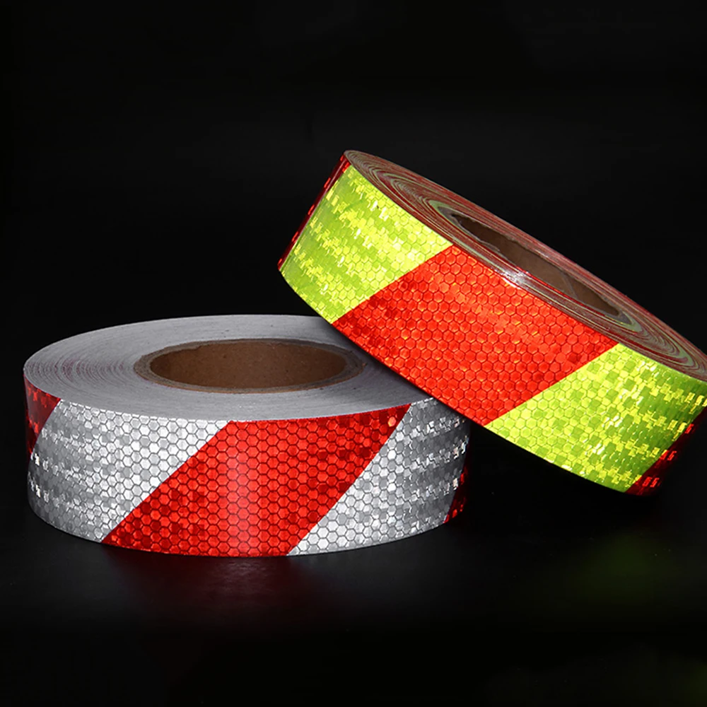 

Shining Reflective Safety Warning Tape Self Adhesive Twill Printing Reflective Tape For Car
