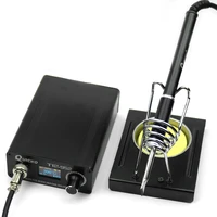 STC T12-952 OLED soldering station electronic Digital 0 96 display with C011 iron stand solder tin wire T12-K Soldering Iron