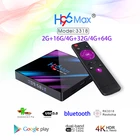 Приставка Смарт-ТВ H96 MAX, Android 10, 2,45,0 ГГц, Wi-Fi, Bluetooth 4,0, 4K, Google Play, 2 + 16464 ГБ