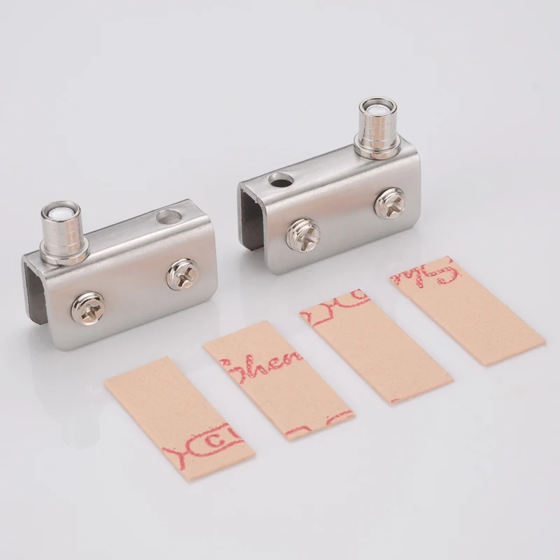 2 шт. Стекло Поворотный Шарнир ось вращения Нержавеющая сталь винный шкаф двери