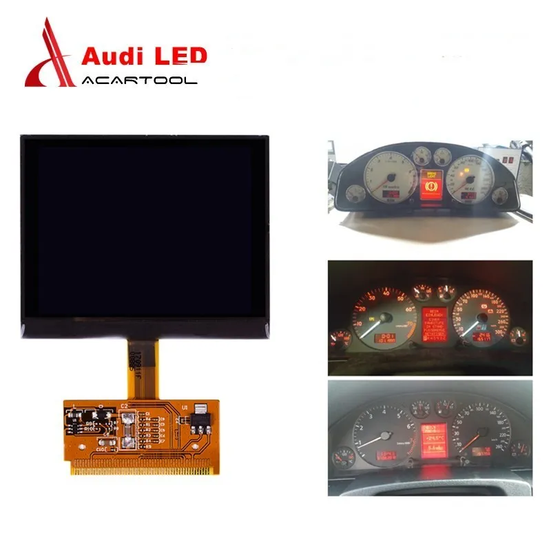 Для Audi lcd приборной панели пиксельный ремонтный манометр кластер экран дисплея для Audi A3/A4/A6 VDO для VW Golf/Passat/Sea
