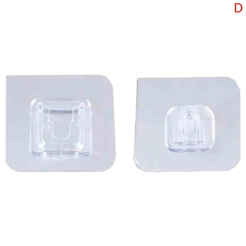 

Double-Sided Adhesive Wall Hooks Hanger Strong Transparent Suction Cup Storage Holder For Kitchen
