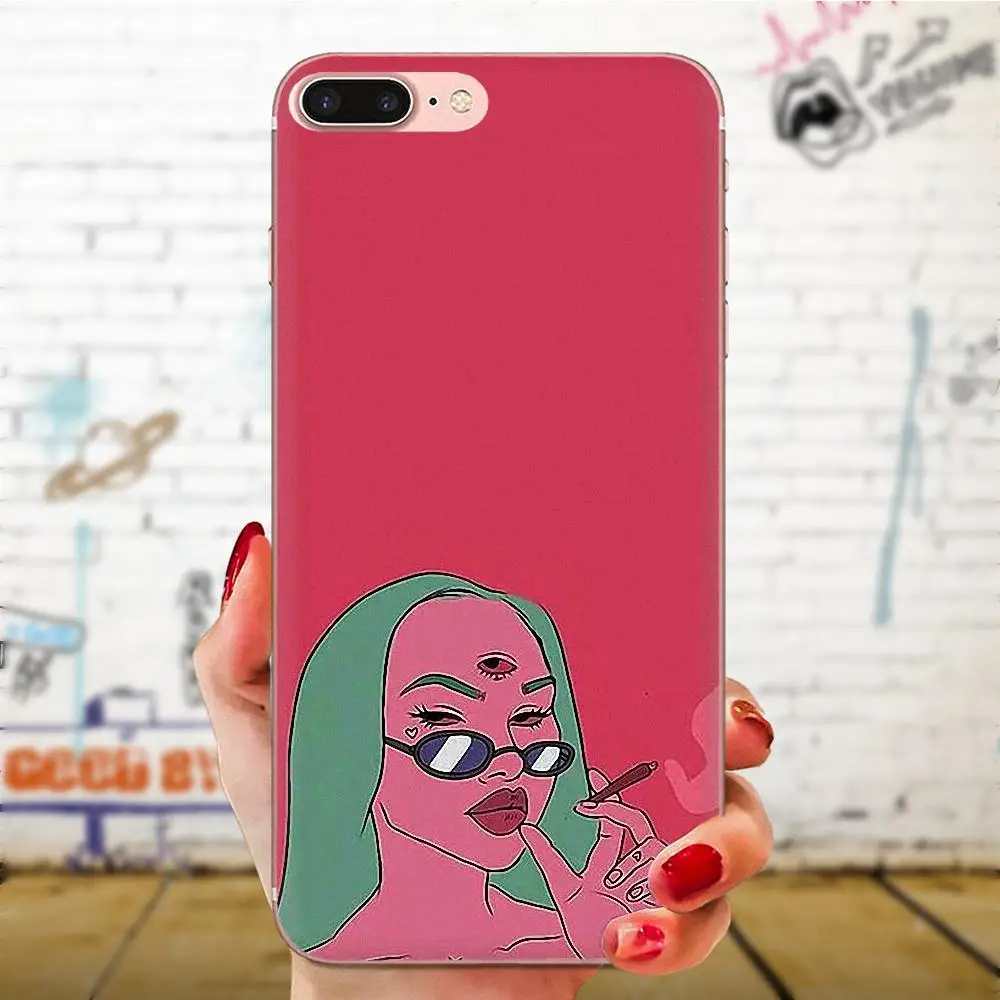 ТПУ новый модный костюм из трех глазами Девушка для LG G2 G3 G4 G5 G6 G7 K4 K7 K8 K10 K12 K40 мини