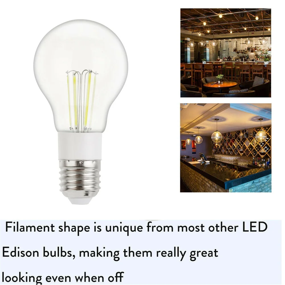 

3W 4W 6W Retro Vintage b22 Bayonet LED Edison Bulb E27 B22 Replace 30W 40W 60W Incandescent 85-265V Home Decoration Light Lamp