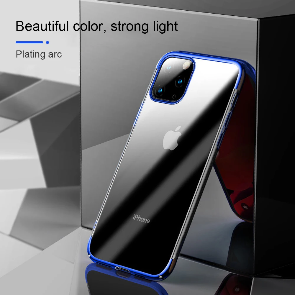 Прозрачный чехол для iPhone 7 X XS Max XR 8 6S роскошный телефона 6 Plus 11 2019 мягкий